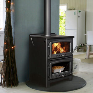 Nectre Big Bakers Oven Freestanding Wood Heater - Image 2